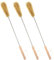 UPTALY 24 inch Long Handled Brush for Cleaning (3 pcs Bristle), Beech Wood Handle, Extra Long Bottle Brush with Lengthened Stainless Steel Pole, for Tall bottle, Gallon Water Jug, Big Vessels