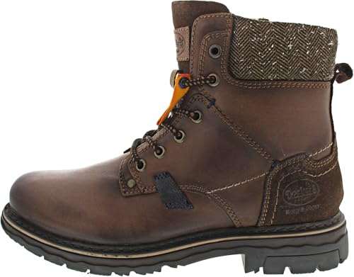 Dockers by Gerli Herren Leder Stiefel Schoko EU 45