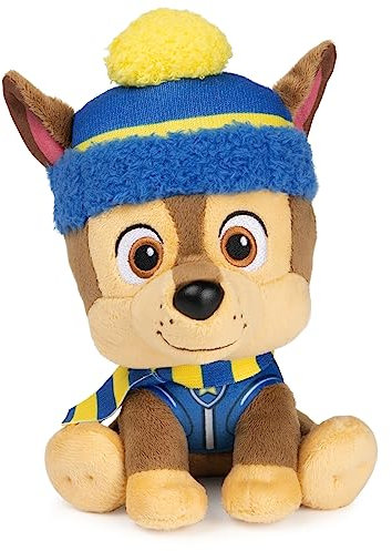 GUND PAW Patrol Holiday Winter Chase in Schal und Mütze, offiziell lizenziertes Plüschtier ab 1 Jahren, 15,2 cm