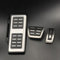 Auto Edelstahl Gas Kraftstoff Bremse Fußstütze Pedal Pad Abdeckung für VW Golf 7 MK7 Golf 8 MK8 Passat B8 Tiguan Jetta Audi A3 Skoda Octavia,at 3pcs