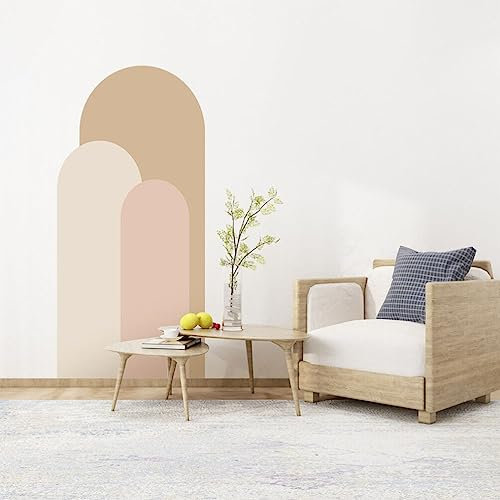 Uonlytech Adesivo Murale Geometrico Decorativo Per Soggiorno Stick Wall Decor Rimovibile E Riutilizzabile Per Camera Da Letto E Altri Ambienti