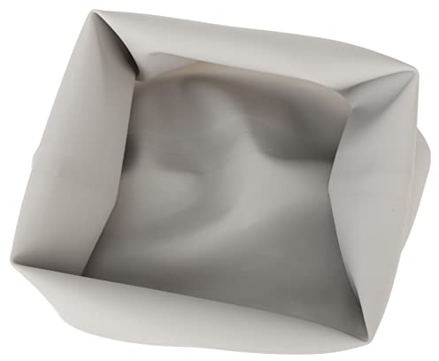 Kleine Silikon Slow Cooker Liner Wiederverwendbar Auslaufsicher Spülmaschinenfest Kochen Liner Leicht Reinigen Liner (Grau)