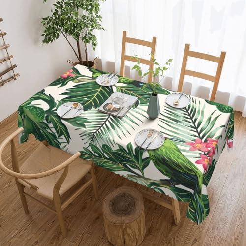 Tischdecke mit Oliven-Motiv, flecken- und knitterfrei, waschbar, rechteckig, für Küche, Esszimmer, Party, Heimdekoration, 140 x 180 cm