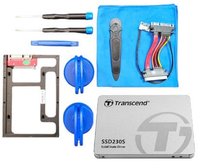 FLEXX DIY Bundle to swap main HDD for SSD on 27-inch iMac 2012 to 2019 with Transcend SSD