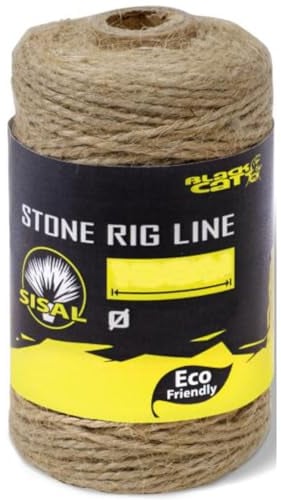 Black Cat Stone Rig Line 3,2mm - 70m Schnur, Angelschnur zum Binden von Steinmontagen & Absenkmontagen