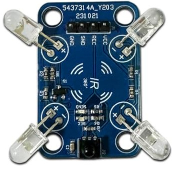 Simpls Infrarot-Sender-Empfänger 360° Infrarot-Signalübertragung Ohne Multifunktionales Praktisches Modul Empfangsmodul Infrarot-Modul