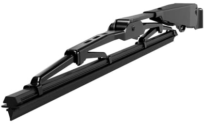 Mossa Conjunto de brazo + escobilla limpiaparabrisas para la luna trasera adecuadas para Peugeot 206 (1998-2009) - estándar