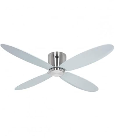 CasaFan Deckenventilator 313280W ECO Flach II, 132 cm, Silber, WLAN
