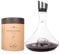 Carafe à décanter le vin 1.8 L | Borosilicate de qualité supérieure soufflés artisanalement avec les montagnes en relief | Bouchon 3 en 1 (filtre, aérateur et bec verseur) (Zugspitze)