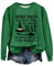 Chanpning Karneval Pullover Damen, Fall Winter Langshirt Long Sleeve Shirt Vintage Sportshirt Loose Outfit Drucken Tunika Lässige Kostüm Ohne Kapuze T-Shirt Halloween Damen Oberteil