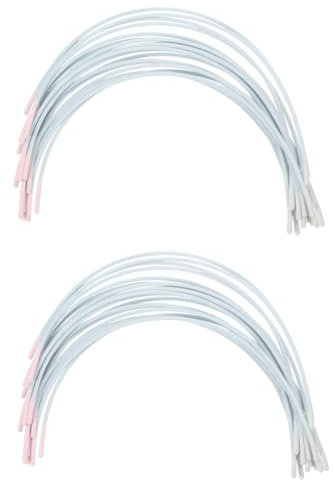 Tofficu 20pairs Underwire Replacement Wire for Bras Underwire Support Rings Repair Accessory for Lingerie Use