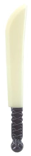 VFM e-Store - Machette d'arme d'Halloween phosphorescente ou friandise pour fêtes d'Halloween effrayantes, effrayantes, déguisements, accessoires et accessoires de déguisement – Machette de 39,7 cm