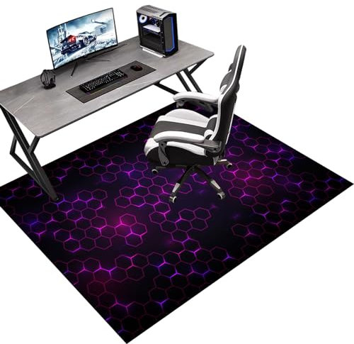 200 x 250 cm Tapis de Protection du Sol pour Chaise de Bureau, Tapis Gaming Sol, Tapis de Protection du Sol pour sols durs, Tapis de Sol bureau pour Chaise de Bureau stratifiée, Bureau et Chambre