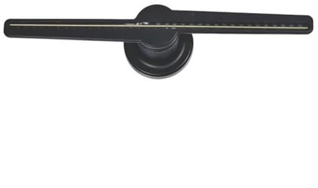 Projecteur de ventilateur LED hologramme 3D, arbre de Noël hologramme 3D, projecteur d'hologramme LED avec 224 perles de lumière LED