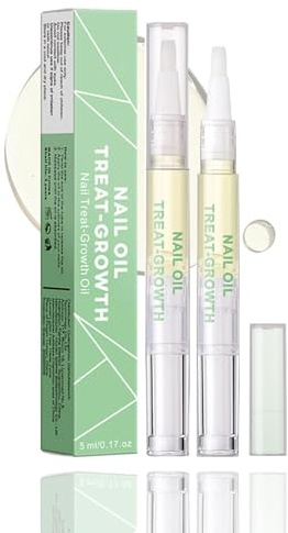 Nail Strengthening Growth Oil Pen With Precise Applicator Brush For Cuticle Hydration And - Premium 5ml Nail Care Essential For Brittle, Damaged And Healthy Manicure Routine