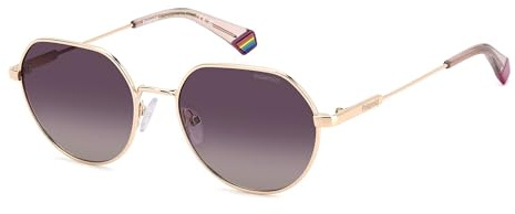 POLAROID Brille PLD 6236/S/X Größe 54-18 mm Gold Violett/Eye size: 54 - Bridge size: 18