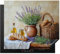 KitchenYeah© Protege Couvre Plaque De Cuisson Décoration Cuisine Tapis Protection Protecteur Induction 60x52 cm Lavande - Pain - Nature Morte