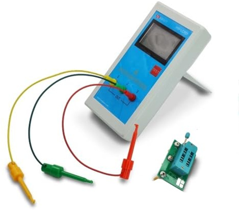Rainorning Tester per Iniettori Piezoelettrici Common Rail LCR01, Tester LCR ESR per Resistenza, Capacità e Induttanza per Motori Diesel