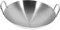 Sosoport Sartén Wok Inoxidable Antiadherente Inoxidable Doble Asa para Cocina y Camping para Saltear Alimentos Sartén Grande de 30 Cm