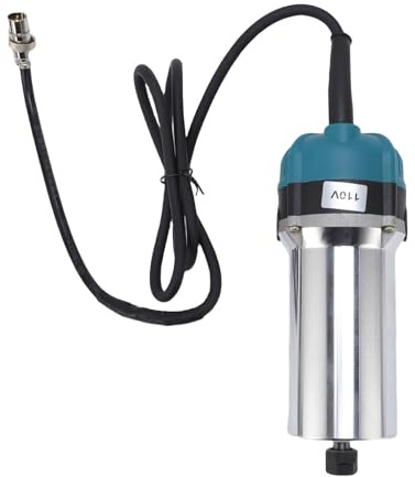 Luocute 800 -W -Spannungspalmenrouter Spindelholz Trimmer, CNC Router Machine Holzschneider, 6 -Geschwindigkeit, 1/4 Chuck, für Holzbearbeitung, Möbelherstellung, Holzverarbeitung (EU -Stecker 220 V)