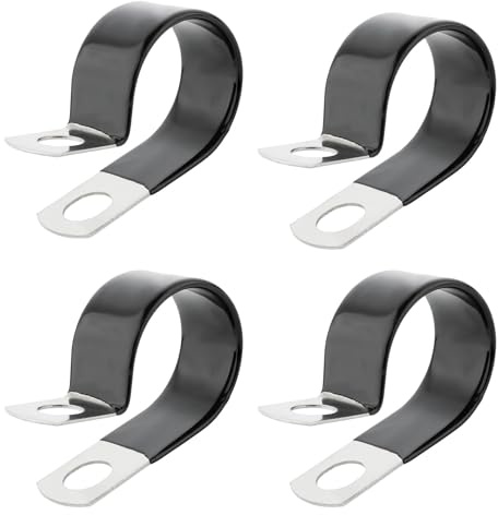 Boltza Vinyl Coated P Clip Hose Pipe Clamp Stainless Steel 25mm X1