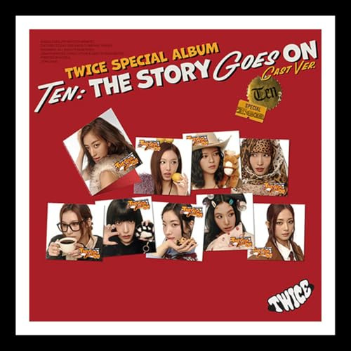 (Random) TWICE TEN:THE STORY GOES ON Special Album CAST Ver. Book+5Card+GIFT