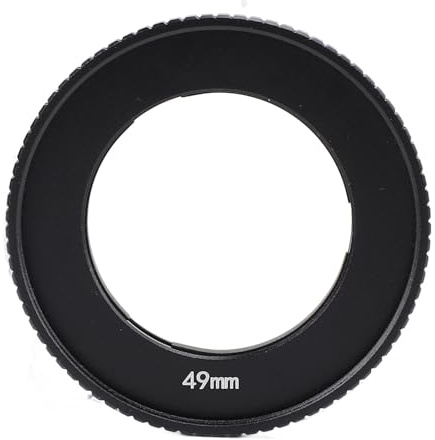 Tangxi 46-mm-49-mm-Step-Up-Ring-Adapter, 3-mm-auf-49-mm-Step-Up-Filterring, für Kamera-Gegenlichtblende, 43-mm-Objektiv. Installieren Sie Einen 49-mm-ND-CPL-Objektivfilter