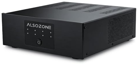 ALSOZONE+3eAudio PAM153-3 Channel Power Amplifier 150W, TPA3251 Class D PBTL, GaN Power, PFFB Tech, 2-Step Gain, 12V Trigger Auto On/Off, Modular HiFi Amp for UK Home Theatre(PAM153)
