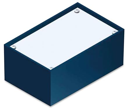 Standard Plastic Housings Universal Enclosure TEKO P/2.10 Plastic Grey,Blue 110 x 72 x 50 1 pc(s)