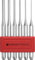 PB Swiss Tools Splinttreiber Satz PB 755.B | 100% Swiss Made | 6-teiliges Durchschlag Set 2/3/4/5/6/8 mm aus Achtkantstahl für sicheres Aus- oder Durchtreiben von Niete, Stift, Bolzen