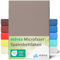 etérea Jersey Spannbettlaken 140x200-160x200 cm Mokka für 15-25 cm Steghöhe 100% Microfaser - Oekotex Bettbezug Matratzen Bezug - Bettlaken 140x200cm - 160x200cm Braun