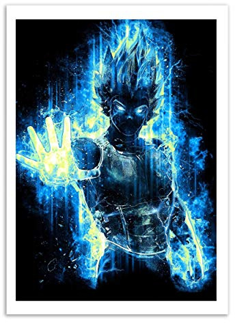 Wall Editions Art-Poster - God Vegeta - Barrett Biggers