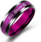 1 Pcs Damen Männer Paar Ringe trauringe edelstahl Mode her King his Queen Partnerringe Eheringe Verlobungs- Trauringe Valentinstag Hochzeitsring Band Ring (# 5, Damen)