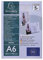 Exacompta 86058D Prospekthalter DIN A6 Hoch/Querformat aus stoßfestem Acryl schräg ideal zur Präsentation Flyerhalter Aufsteller transparent