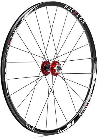 BUCKLOS 【US-Lager】 26/27,5/29 Zoll Mountainbike-Laufradsatz, Carbon-Nabe, MTB-Räder, Schnellspanner-Scheibenbremsen, 24H Low-Resistent, flache Speichen, Fahrrad-Rad, passend für