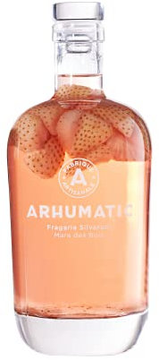 ARHUMATIC - Punch au Rhum - Mara des Bois (Fragaria Silvarum) - 28% Alcool - Origine : France - A servir en digéstif ou apéritif - Fabrication artisanale - 70 cl