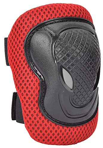 Nicoone Verdickte Rollschuh-Schutzausrüstung Knieschützer + Ellbogenschützer + Handschuhe für Erwachsene