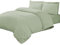Linens World 200 Thread Count 100% Egyptian Cotton Duvet Quilt Cover Bedding Sets with Pillow cases (Duck Egg, Double)