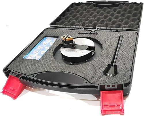 A.D. International Double Bit Ball Turning Attachment to Make Convex Balls (for Users Reference) On Lathe Machine with 10 X Spare Cutting Bit Box