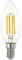 EGLO E14 LED Lampe, Glühbirne klassisch in Kerzenform, Leuchtmittel Kerze für Retro Beleuchtung, 7 Watt (entspricht 60 Watt), 806 Lumen, warmweiß, 2700 K, Edison Birne C35, Ø 3,5 cm