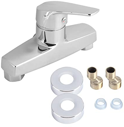 Ejoyous Rubinetto Doccia, Miscelatore Doccia Monocomando, Miscelatore Doccia a Parete con Corpo in Ottone e Maniglia in Lega di Zinco, Cromato