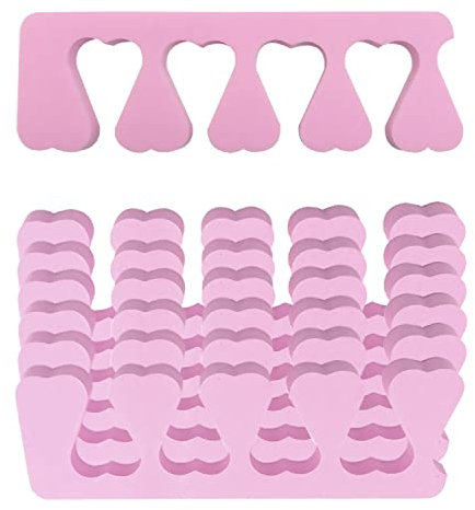 FTONOM5 6Pcs Toenail Polish Painting Pedicure Sponge Separator Spreaders Dividers Pedicure Tools for Men's and Women's Nail Art Accessories