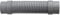 Jardibric - Manchette Souple Ø 100 mm - Raccord Femelle-Femelle en PVC pour Évacuation WC et Sanitaires - Dimensions : Ø Int. 94 mm, Ø Ext. 100 mm