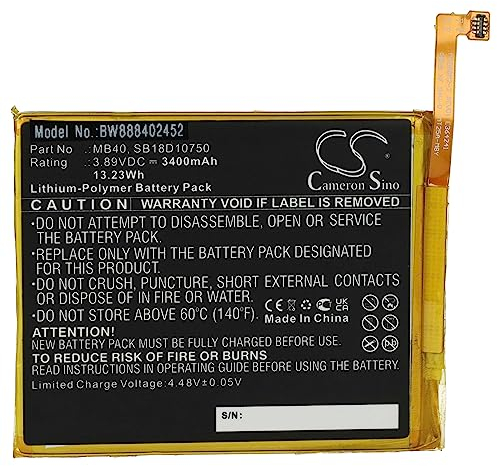 vhbw Akku kompatibel mit Motorola Edge 20 5G, 20 5G 2021, 20 Lite, 20 Lite 5G 202, 20 XT2143 Handy Smartphone Telefon (3400mAh, 3,89V, Li-Polymer)