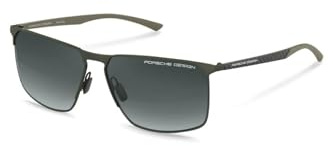 Porsche Design P8964 C Olive, Dark Grey Sunglasses Man Metal, Navigator, 61