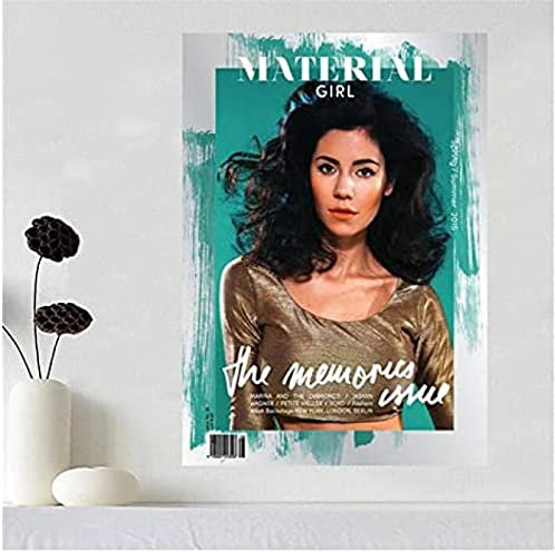 BOBSLA Poster Marina And The Diamonds Poster Musik Singer Star Poster Wandkunst Leinwand Malerei Poster Und Drucke Home Decor 50X70Cm Kein Rahmen