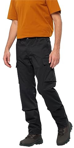 Jack Wolfskin Herren Arctic Road Cargo M Wanderhose, Schwarz, 54