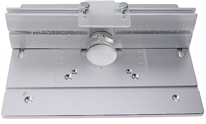 Router Table Insert Plate Aluminum Wood Milling Flip Board Trimming Machine Engraving Auxiliary Tool for Woodworking Router Table Insert Plate