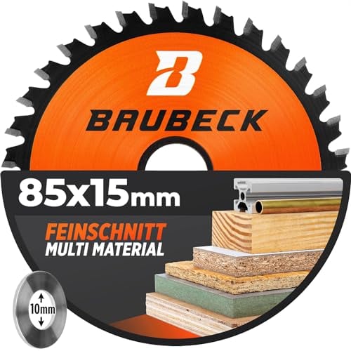 BAUBECK Parent Lame scie circulaire PRO+ (Multi Matériau, Ø85x15mm)