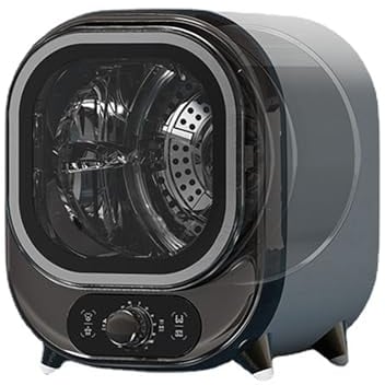 LBMED Asciugatrice Portatileper Vestiti,AsciugabiancheriaCompatta Blu-Ray da 18Litri con Temperatura Costante 60° E Temporizzazione 0-200Minuti,Asciugatura a 360° E Asciugatura Rapida10-12 Minuti